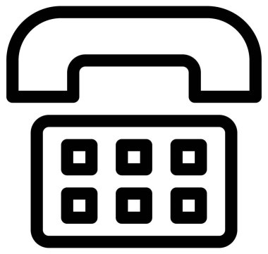 Otel düz vektör simgesi.