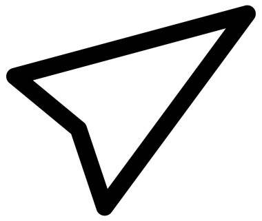 Basit ve minimalist ortam vektör simgesi