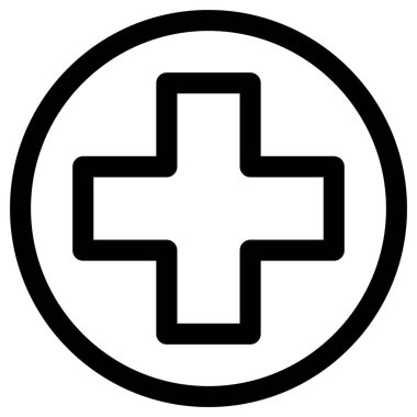 Tıbbi hat ikonu. vektör illüstrasyonu