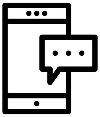 iletişim ve pazarlama çizgisi vektör simgesi.