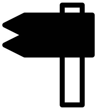 Basit ve minimalist finans cesur vektör simgesi