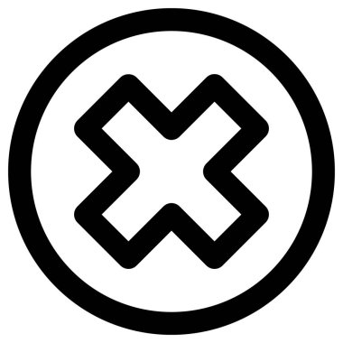 Basit ve minimalist finans cesur vektör simgesi