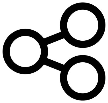 Basit ve minimalist ortam vektör simgesi