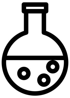 Beyaz arkaplanda basit ve minimal sağlık ve tıp vektörü simgesi