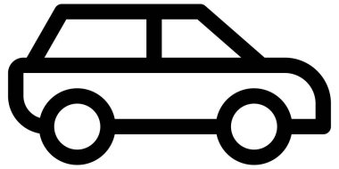 beyaz üzerinde araba vektör simgesi