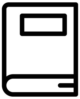 eğitim ve okul çizgisi vektör simgesi.