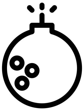 bomba ana hatları vektör simgesi