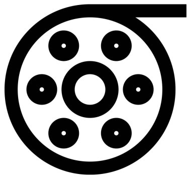 Beyaz arkaplanda basit ve minimalist kutlama vektörü simgesi