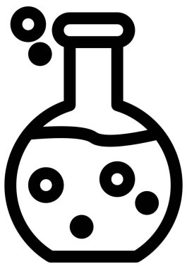 Bilim ve teknoloji vektör simgesi.