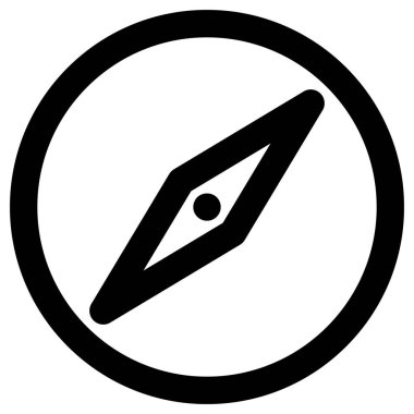 Beyazın üzerinde basit ve minimalist kamp vektör simgesi 