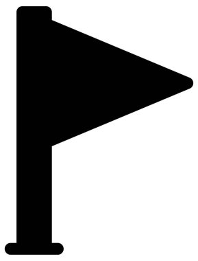 yön işareti basit vektör simgesi