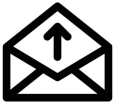 posta zarfı vektör simgesi