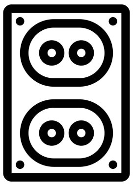 Mobilya simgesinin vektör illüstrasyonu