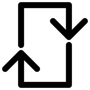 beyaz arkaplanda izole edilmiş yönlü ok simgesi 