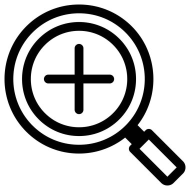 Arama simgesi vektör illüstrasyonu