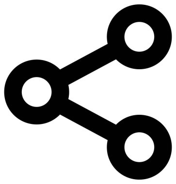 Basit ve minimalist uygulama kullanıcı arayüzü vektör simgesi