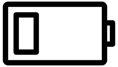 Basit ve minimalist ortam vektör simgesi