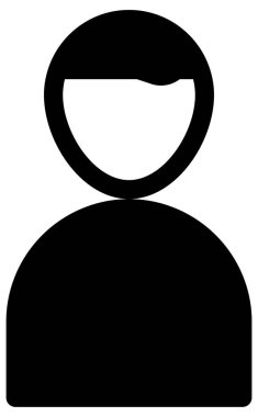 avatar simgesi vektör illüstrasyonu