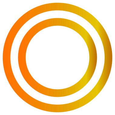 Beyaz arkaplanda izole edilmiş yaz simgesi, vektör illüstrasyonu 