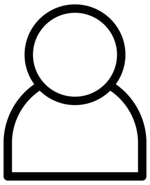 Basit ve minimalist ortam vektör simgesi