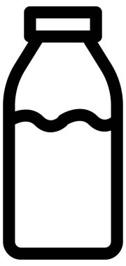 Basit ve minimalist kahve dükkanı vektör simgesi