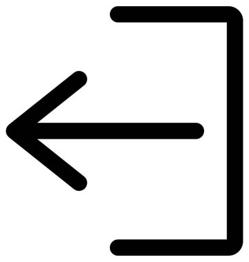 ok sağ vektör simgesi. biçim düz semboldür