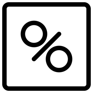 İndirim etiketi simgesi. Satış sembolü vektör illüstrasyonu