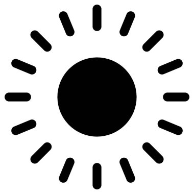 Basit ve minimalist ortam vektör simgesi