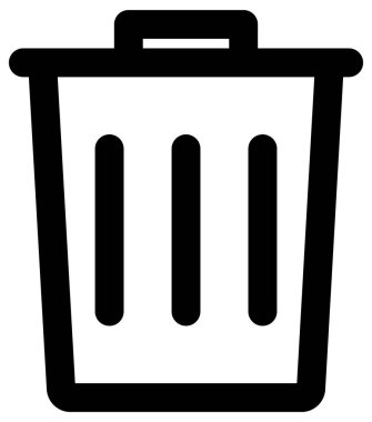 Beyazın üzerinde basit ve minimalist kamp vektör simgesi 