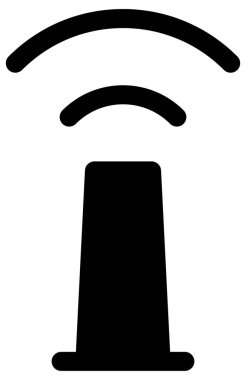 Basit ve minimalist ortam vektör simgesi