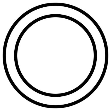 Dairesel, dairesel ve siyah spiral. vektör illüstrasyonu