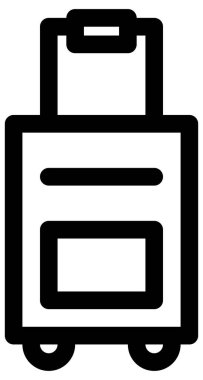 Otel hattı vektör simgesi.