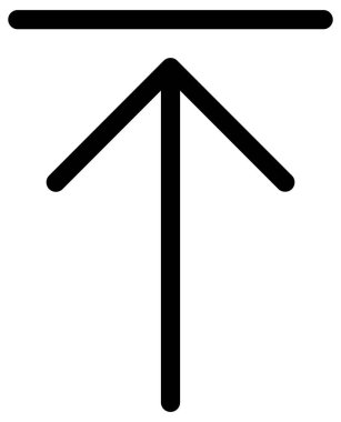 beyaz arkaplanda izole edilmiş yönlü ok simgesi 