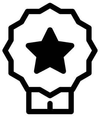 Basit ve minimalist polis vektör simgesi