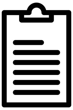 tıbbi pano vektör simgesi.