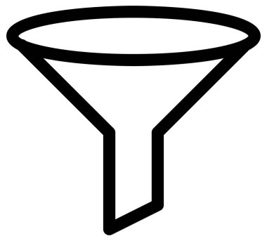 Basit ve minimalist finans cesur vektör simgesi