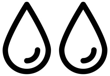 Beyaz üzerine basit ve minimalist ekoloji vektör simgesi