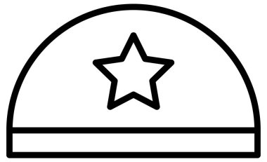 protesto simgesi, satır vektör illüstrasyonu 