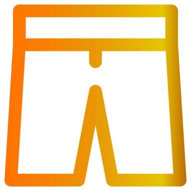 Beyaz arkaplanda izole edilmiş yaz simgesi, vektör illüstrasyonu 