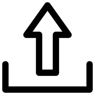 Basit ve minimalist ortam vektör simgesi