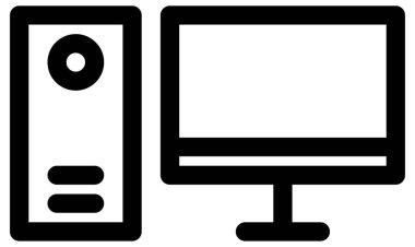 Düz vektör simgesi pazarlanıyor