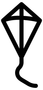 anchor düz vektör simgesi