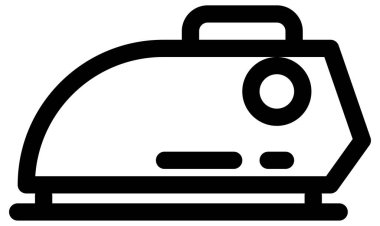 Kamera simgesi, vektör illüstrasyonu