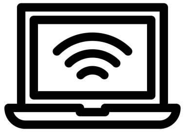 beyaz arkaplanda ağ düz vektör simgesi