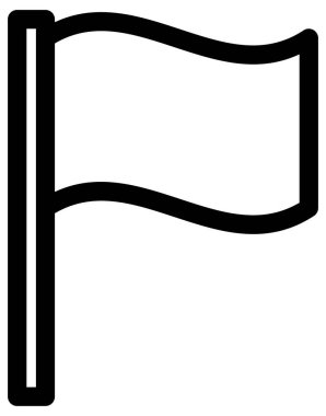 protesto simgesi, satır vektör illüstrasyonu 