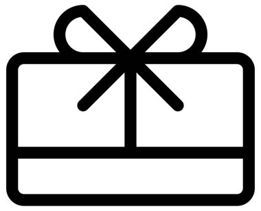 Basit minimalist lojistik cesur vektör simgesi