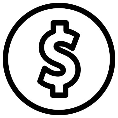 Basit ve minimalist kahve dükkanı vektör simgesi