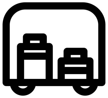 yaz koyu simgesi, vektör illüstrasyonu 