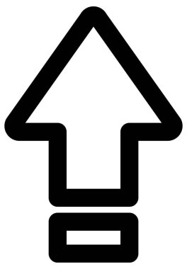 Basit ve minimalist ortam vektör simgesi