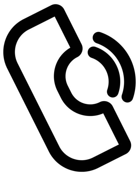 Telefoon Ontvanger Vector Pictogram — Stockvector